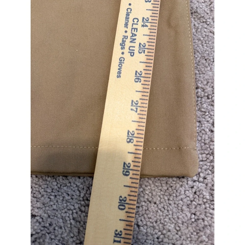 Zara Man Tan Khaki Chino Pants Flat Front Straight Leg Mens‎ Size 31